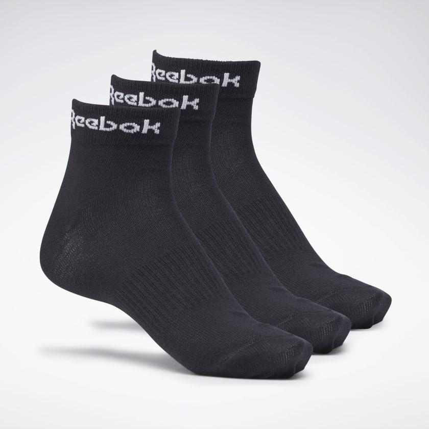 Active Core Ankle Socks 3 Pairs Black GH8166 02 standard