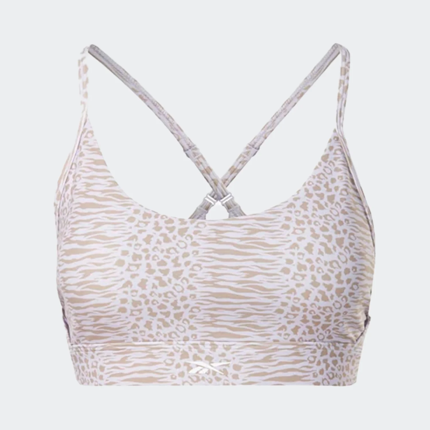 نیم تنه زنانه ریباک مدل Lux Strappy Sports Modern Safari Print Women's Bra