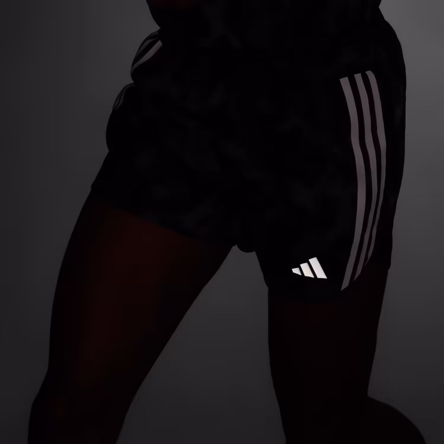 اسپرت گیت | شلوارک مردانه آدیداس مدل OWN THE RUN 3-STRIPES ALLOVER PRINT SHORTS