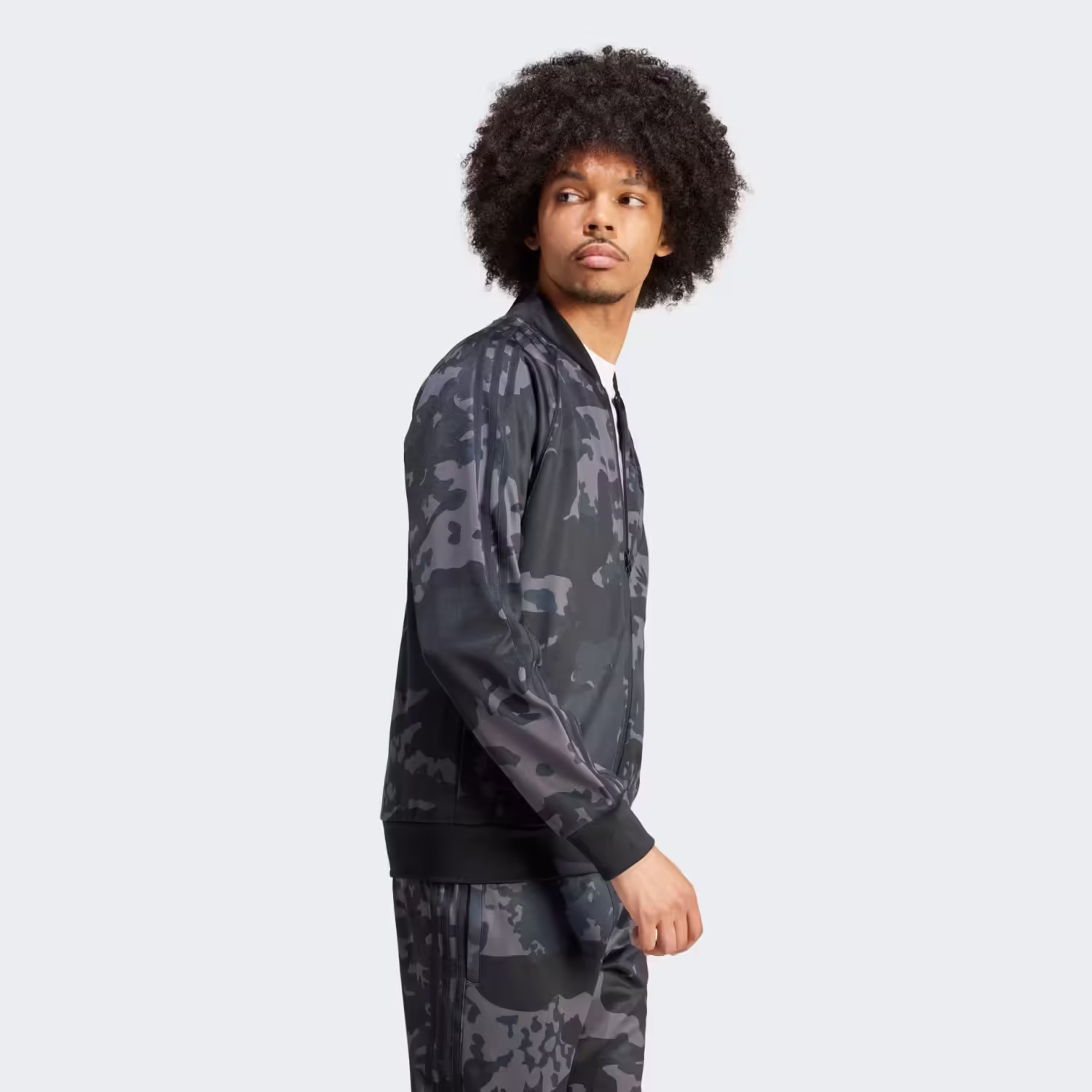 اسپرت گیت | سوییشرت مردانه آدیداس مدل Camo SSTR Track Top