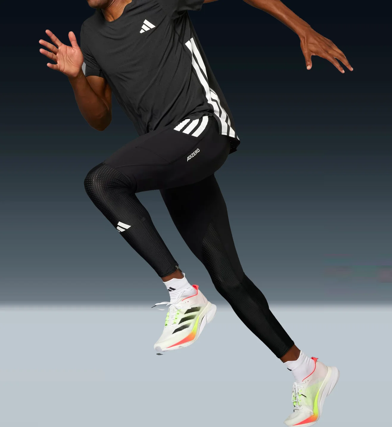 لگ مردانه آدیداس مدل Adizero Running Long Leggings