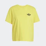 تیشرت زنانه آدیداس مدل Smiley Loose 3-Stripes Tee