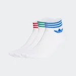 جوراب یونیسکس آدیداس مدل Island Club Trefoil Ankle Socks 3 Pairs