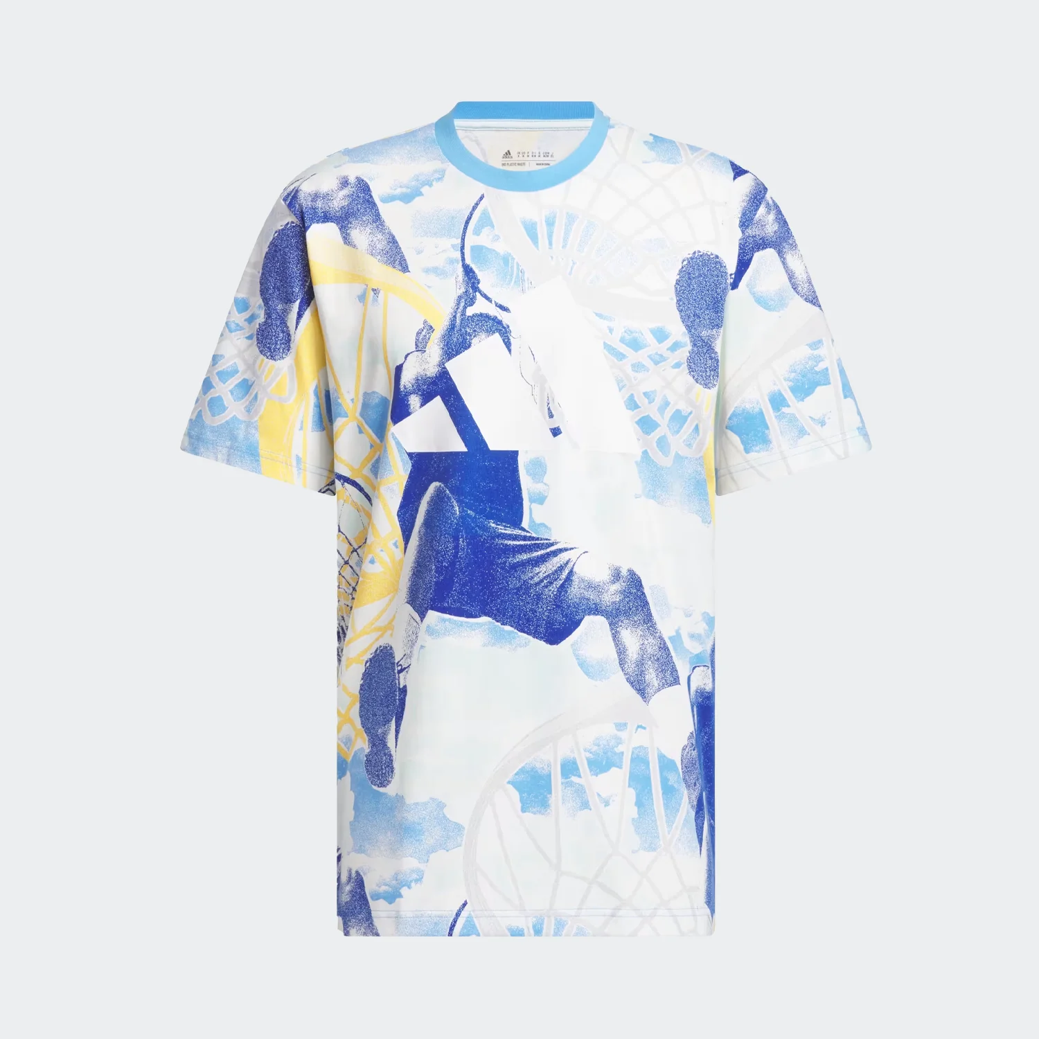 تیشرت مردانه آدیداس مدل Blue Summer Graphic T-Shirt