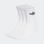 جوراب یونیسکس آدیداس مدل Trefoil Cushion Crew Socks 3 Pairs